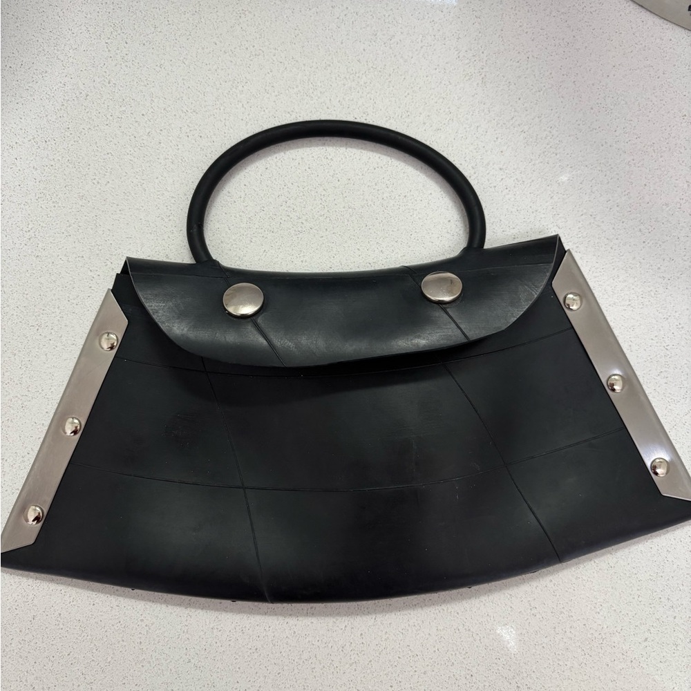 Scandinavian design purse, recycled material, not used, like new